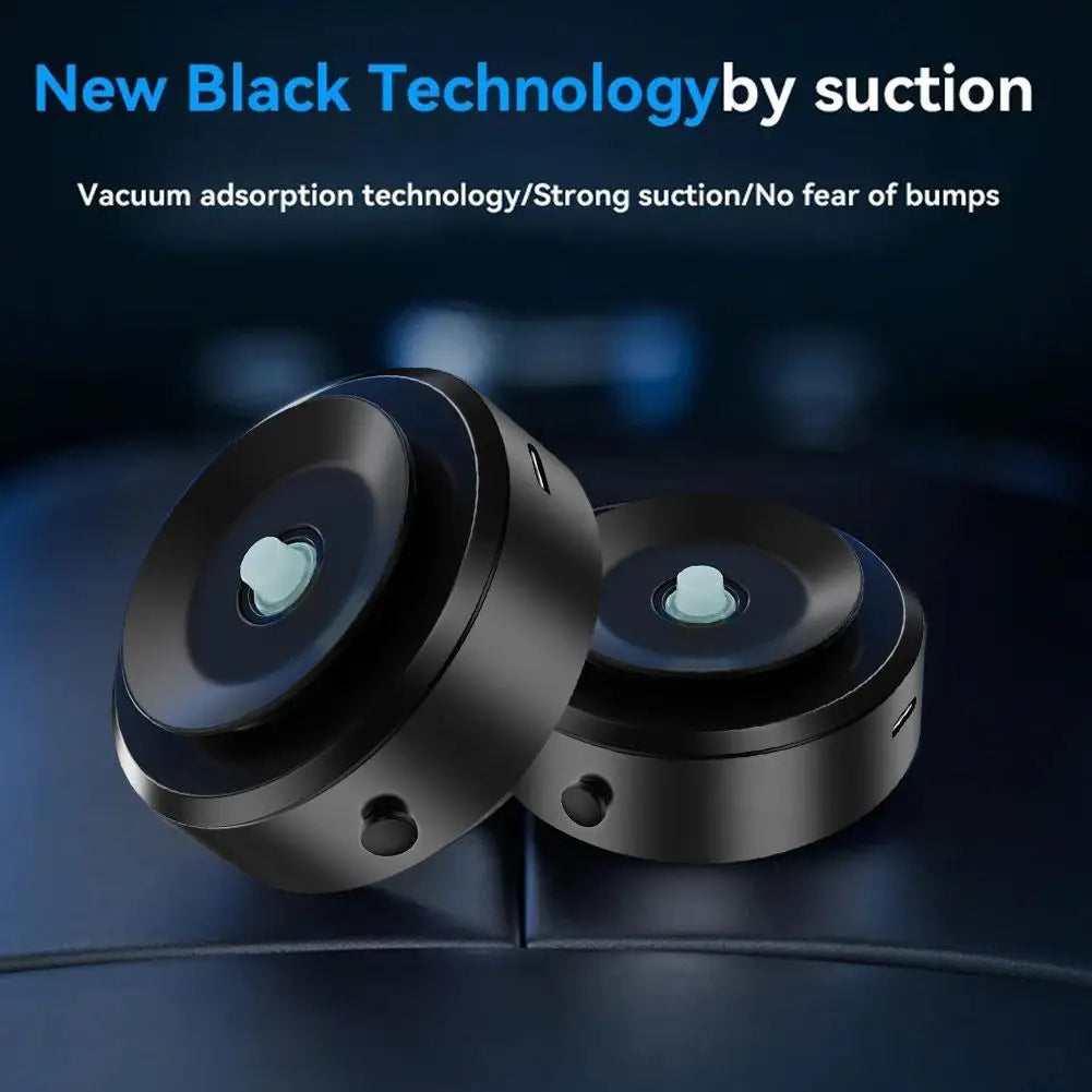 Universal Intelligent Car Mount Mobile Phone Holder Magnetic Black Technology Adsorption Bracket Vacuum Adsorption Stable