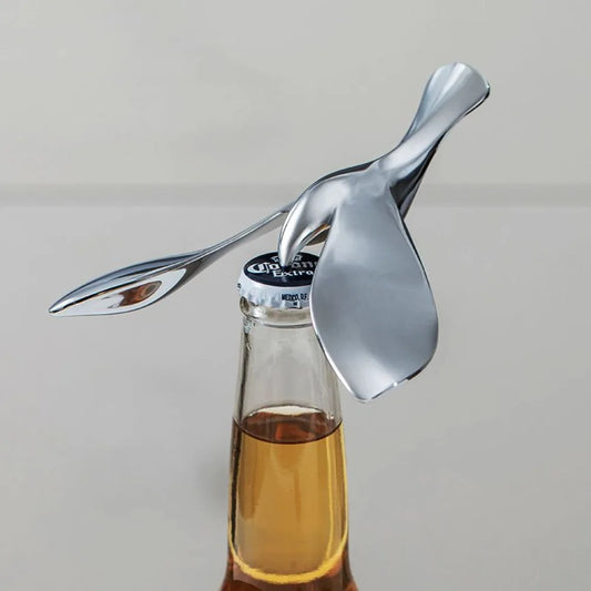 Zinc Alloy Balance Bird Bottle Opener Shining Smooth Surface Flying Bird Bottle Opener 360 ° Rotation Suspended Bird Ornament